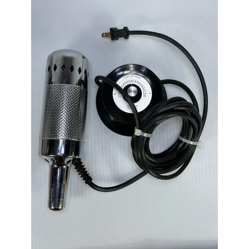 Vintage Chrome Sonoid Model‎ 10 Hand Unit Electric Personal Massager Works
